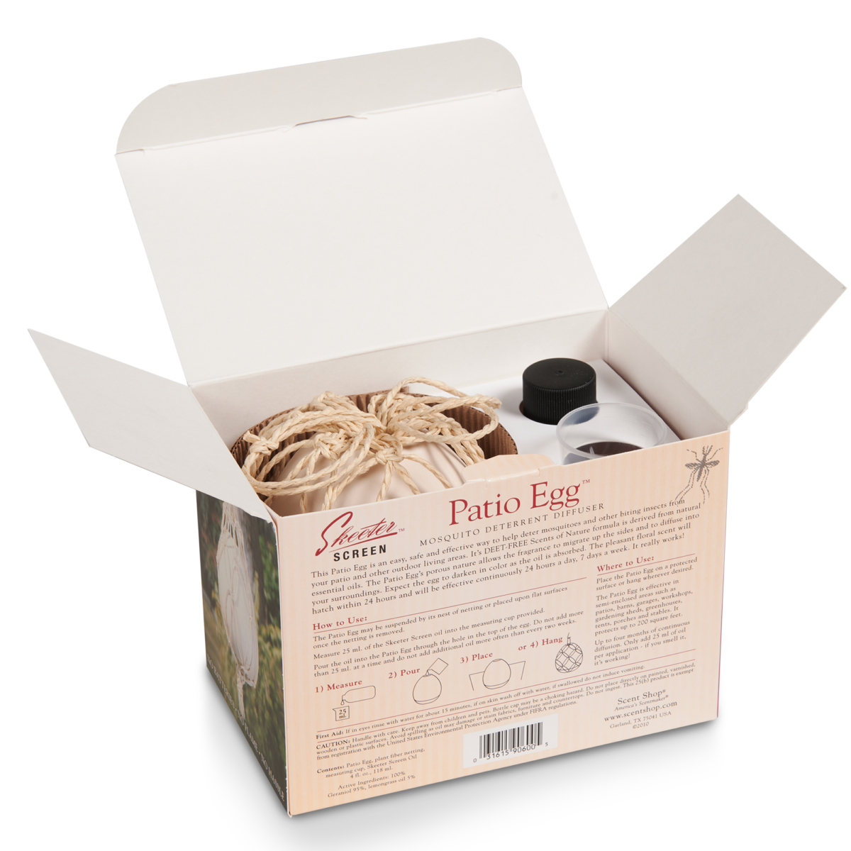 Skeeter Screen Patio Egg Enjoy a MosquitoFree Patio