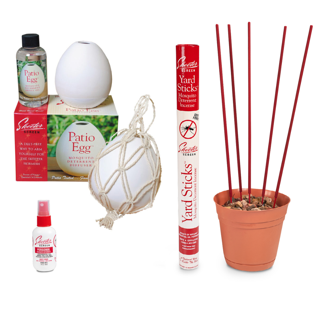 Skeeter Screen Bundle: Patio Egg & Yard Sticks